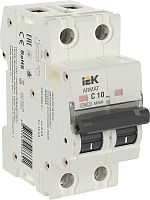 Выключатель автоматический IEK ARMAT M06N 2п 10А C 6кА картинка